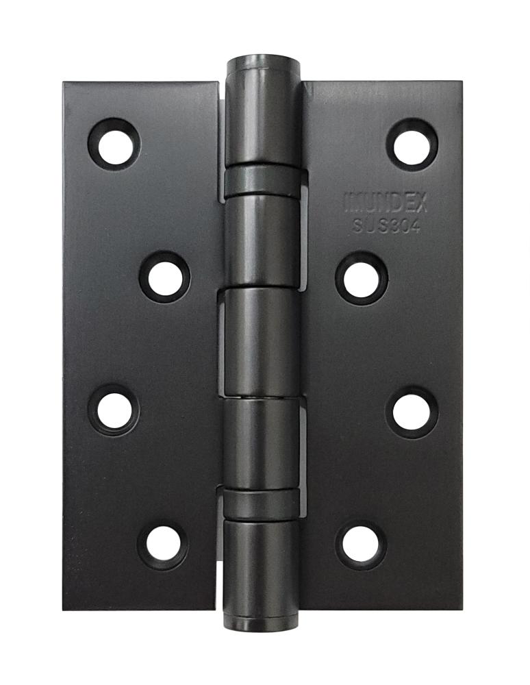 Bản lề lá nhỏ 2 bi Inox 304 màu đen