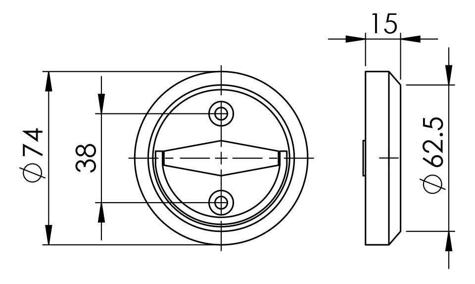 Tay nắm kéo âm cửa