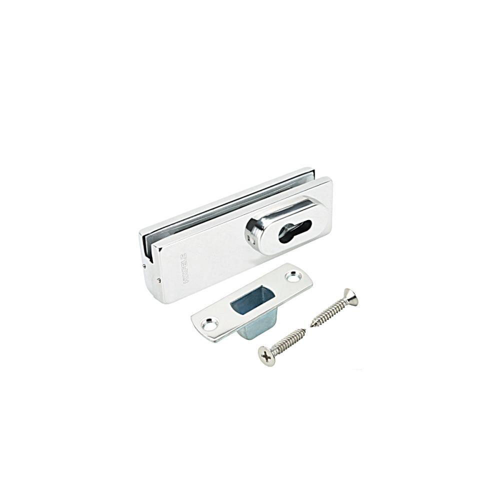 Khóa kẹp chân kính Hafele với lỗ ruột khóa PC