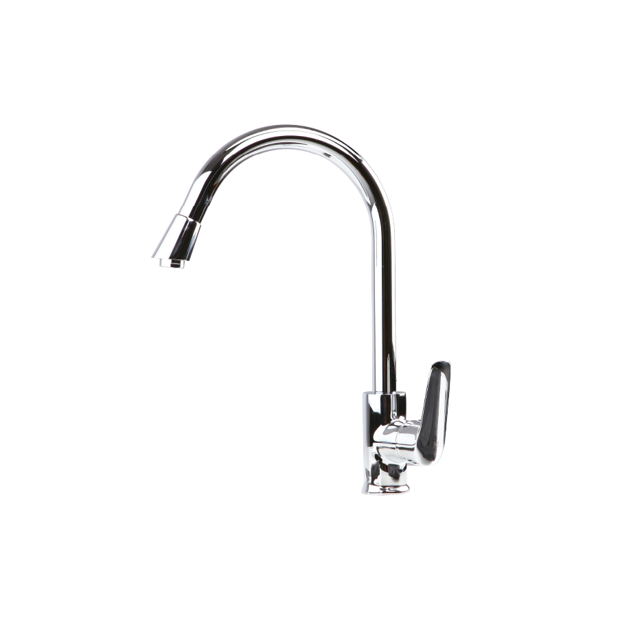 Vòi rửa chén nóng lạnh đồng thau chrome