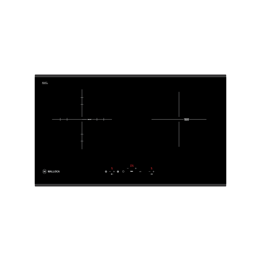 Bếp từ kết hợp hồng ngoại 2 vùng nấu 77cm