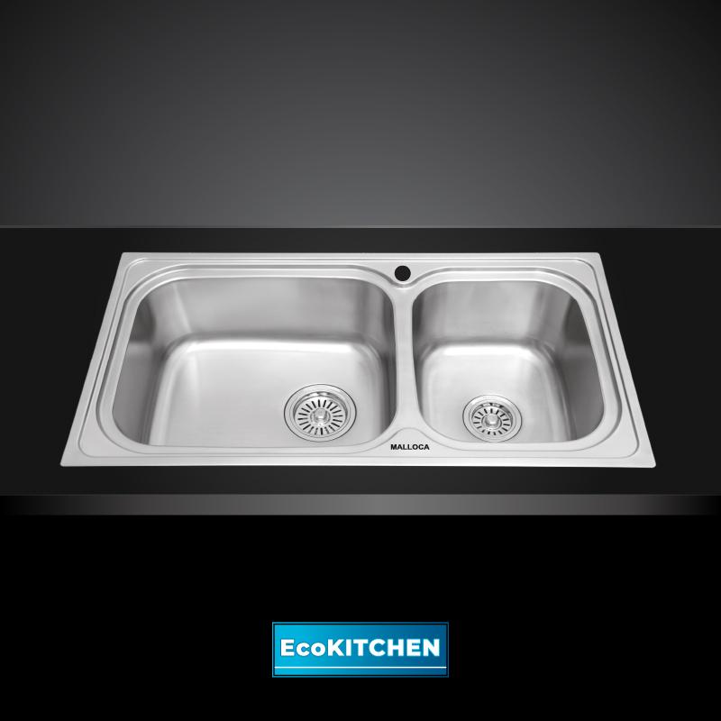 Chậu rửa chén 2 hố inox 304 kích thước 93cm