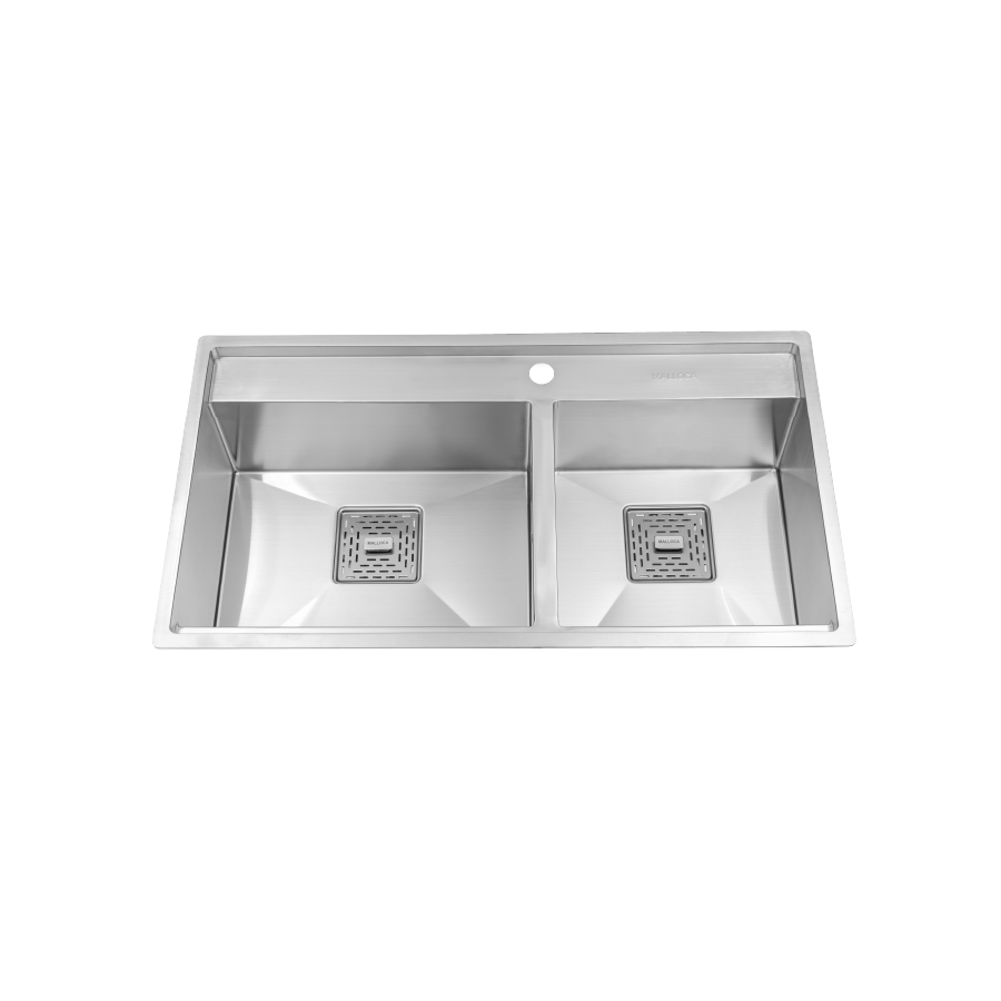 Chậu rửa chén 2 hố  inox 304 kích thước 86cm