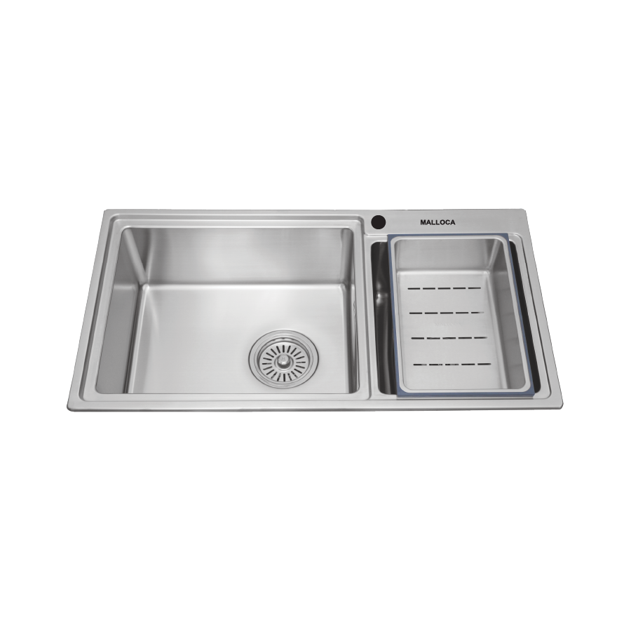 Chậu rửa chén 2 hố inox 304 kích thước 82.5cm