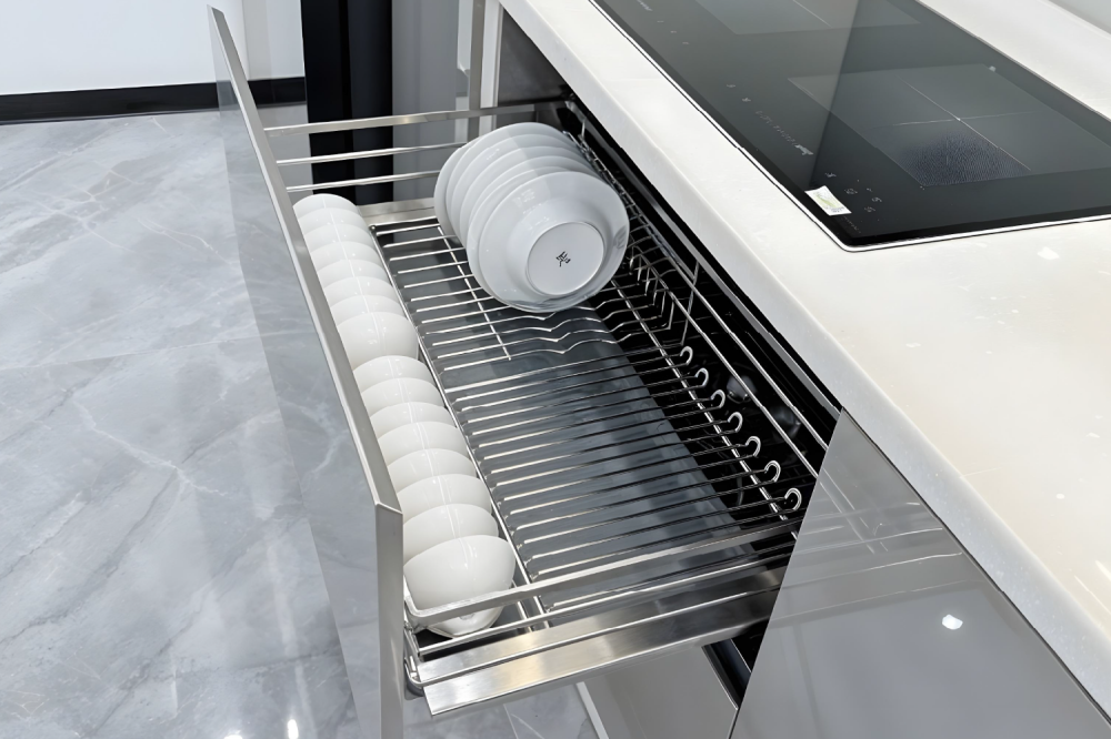 Giá chén bát 800mm Inox 304 nan Oval GrandX XD.80M