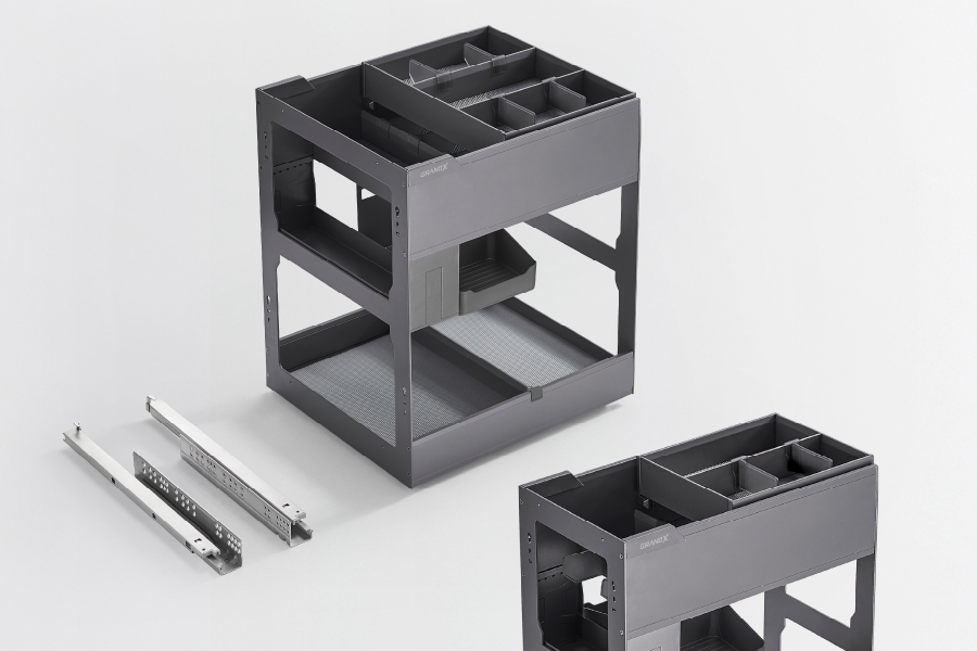 Giá gia vị 300mm Titanium GrandX XS.30T