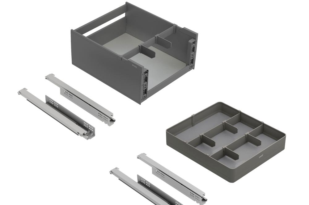 Giá gia vị 3 tầng 400mm Titanium GrandX XS.40MT